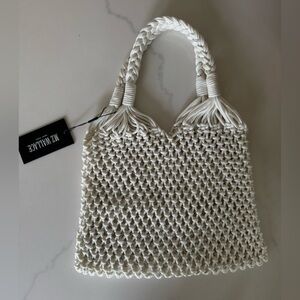 MZ Wallace Reef Knot Tote Off White